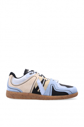 スニーカー Ganni FW25 GANNI Sneakers Blue (S3084 565) Light Blue Vintage 08 Denim Raw Edge Sneakers | GANNI US
